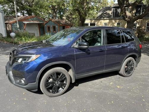Blue 2019 Honda Passport Sport