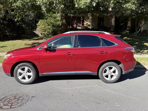 Red 2011 Lexus RX 350 Base