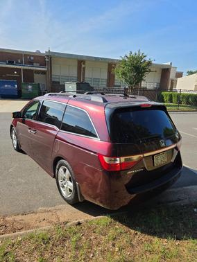 Red 2011 Honda Odyssey Touring Elite