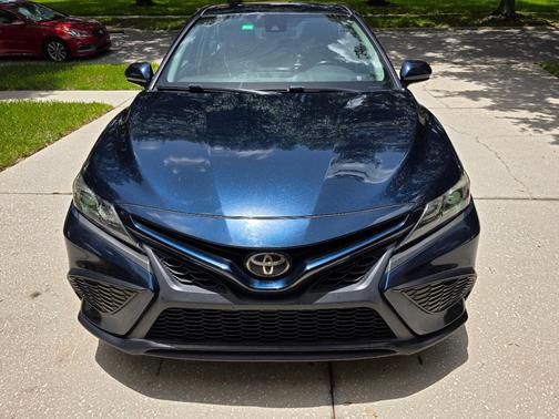 Blue 2021 Toyota Camry SE