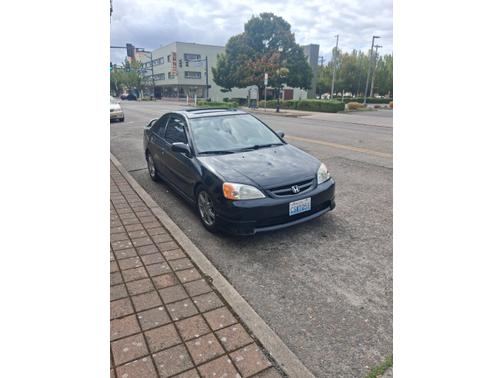 Black 2002 Honda Civic EX