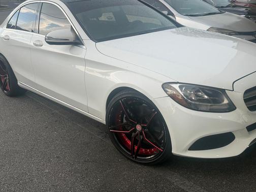 White 2017 Mercedes-Benz C-Class C 300