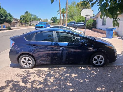 Blue 2013 Toyota Prius Five