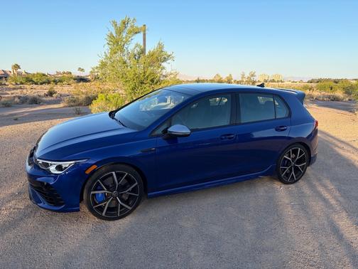 Blue 2024 Volkswagen Golf R 2.0T Manual