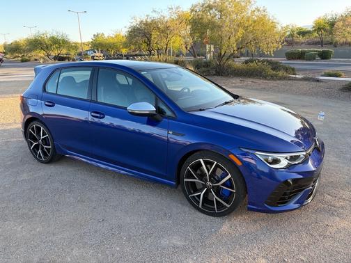 Blue 2024 Volkswagen Golf R 2.0T Manual