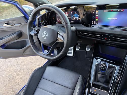Blue 2024 Volkswagen Golf R 2.0T Manual
