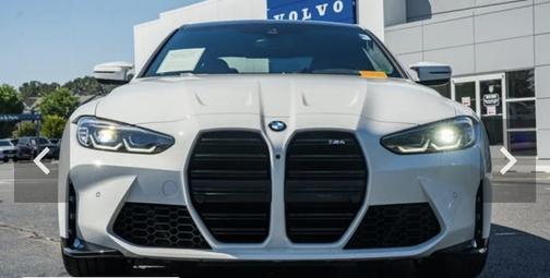 White 2022 BMW M4 Base