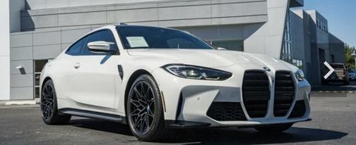 White 2022 BMW M4 Base