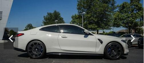 White 2022 BMW M4 Base