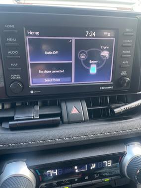 Black 2021 Toyota RAV4 Hybrid LE