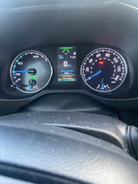 Black 2021 Toyota RAV4 Hybrid LE