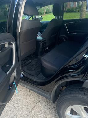 Black 2021 Toyota RAV4 Hybrid LE