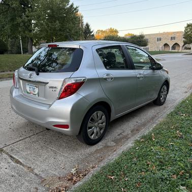 Silver 2013 Toyota Yaris LE