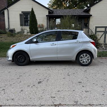 Silver 2013 Toyota Yaris LE