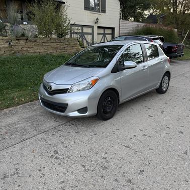 Silver 2013 Toyota Yaris LE