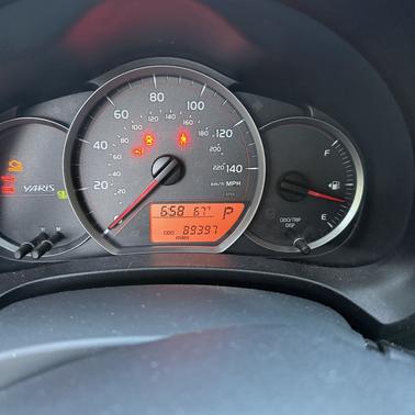 Silver 2013 Toyota Yaris LE