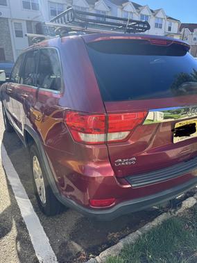 Red 2012 Jeep Grand Cherokee Laredo