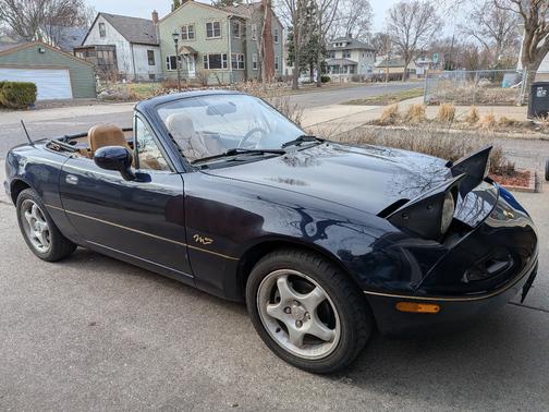 Blue 1996 Mazda MX-5 Miata Base