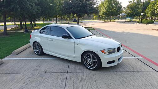 White 2013 BMW 135 is