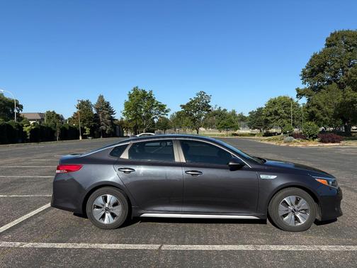 Gray 2017 Kia Optima Hybrid Base
