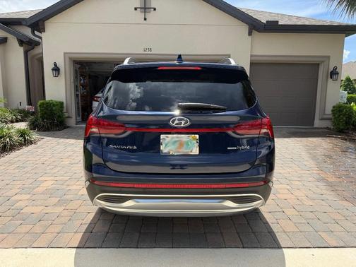 Blue 2023 Hyundai SANTA FE HEV SEL Premium
