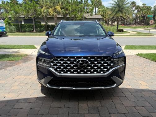 Blue 2023 Hyundai SANTA FE HEV SEL Premium