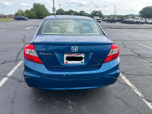Blue 2012 Honda Civic LX