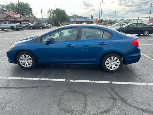 Blue 2012 Honda Civic LX