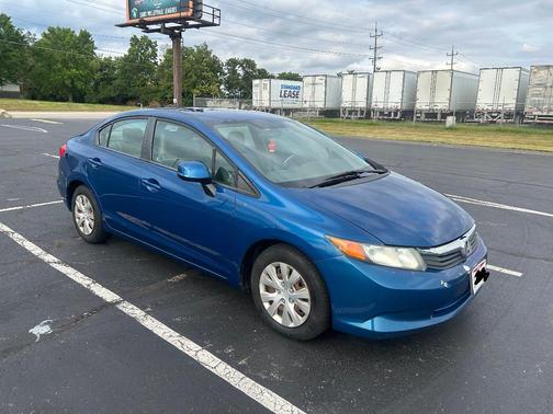 Blue 2012 Honda Civic LX