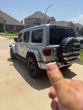 Silver 2022 Jeep Wrangler Unlimited Sahara High Altitude