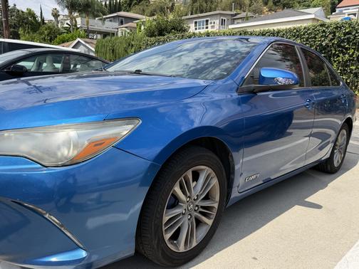 Blue 2017 Toyota Camry LE