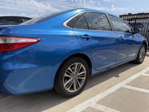 Blue 2017 Toyota Camry LE