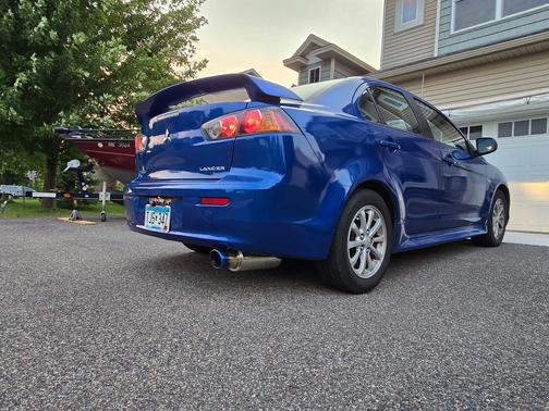 Blue 2012 Mitsubishi Lancer SE