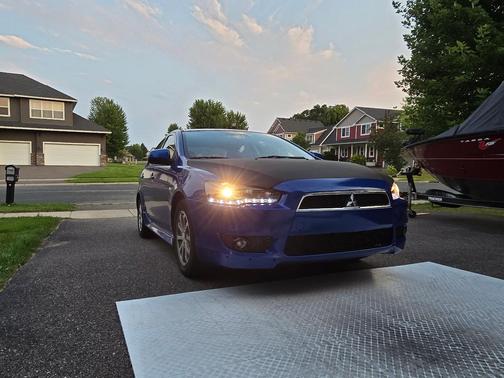 Blue 2012 Mitsubishi Lancer SE