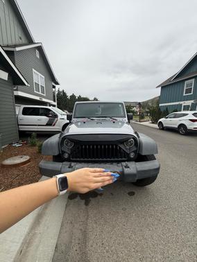 Gray 2014 Jeep Wrangler Sport