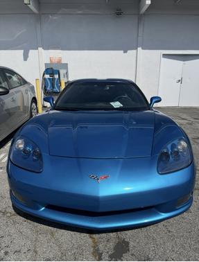 Blue 2008 Chevrolet Corvette Base