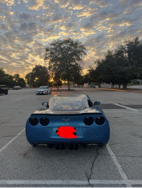 Blue 2008 Chevrolet Corvette Base