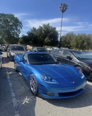 Blue 2008 Chevrolet Corvette Base
