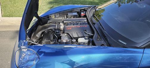 Blue 2008 Chevrolet Corvette Base