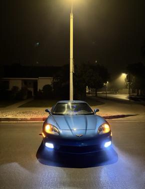 Blue 2008 Chevrolet Corvette Base