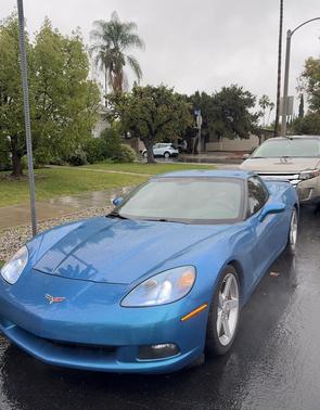 Blue 2008 Chevrolet Corvette Base