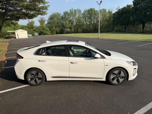 White 2020 Hyundai IONIQ Hybrid Limited