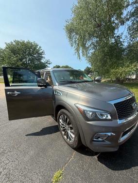 Beige 2015 INFINITI QX80 Base