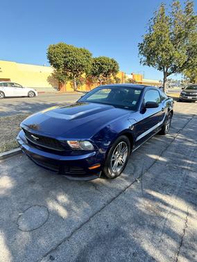 Blue 2012 Ford Mustang V6