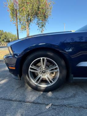 Blue 2012 Ford Mustang V6