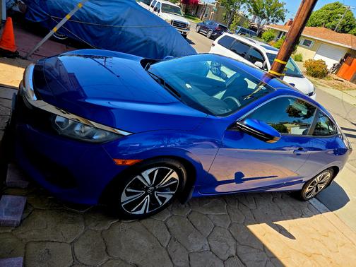 Blue 2016 Honda Civic EX-T