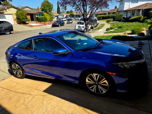 Blue 2016 Honda Civic EX-T