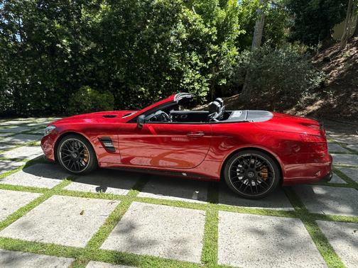 Red 2018 Mercedes-Benz AMG SL 63 Base