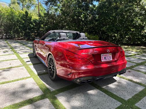 Red 2018 Mercedes-Benz AMG SL 63 Base