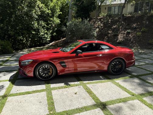 Red 2018 Mercedes-Benz AMG SL 63 Base